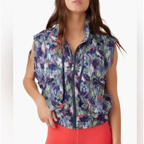 Free People Hooded Lightweight Vest Women’s Small NWT |Zip-Up Layering Fall Boho - Picture 4 of 4